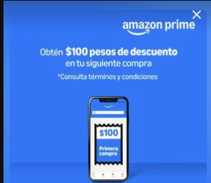 100 de descuento en tu siguiente compra